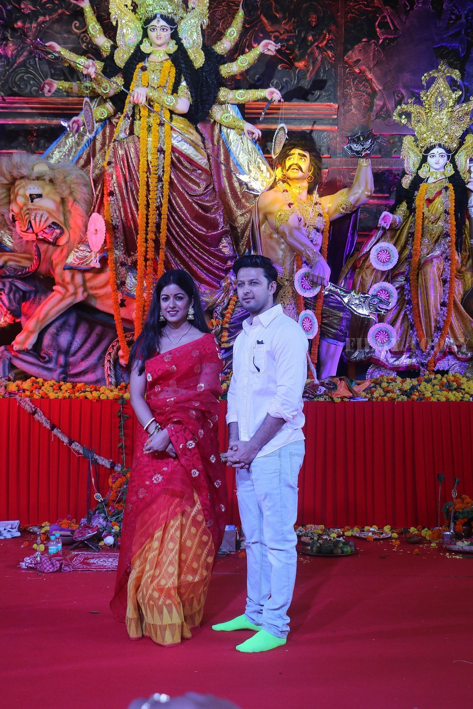 Photos: Celebs At The North Bombay Sarbojanin Durga Puja | Picture 1607557