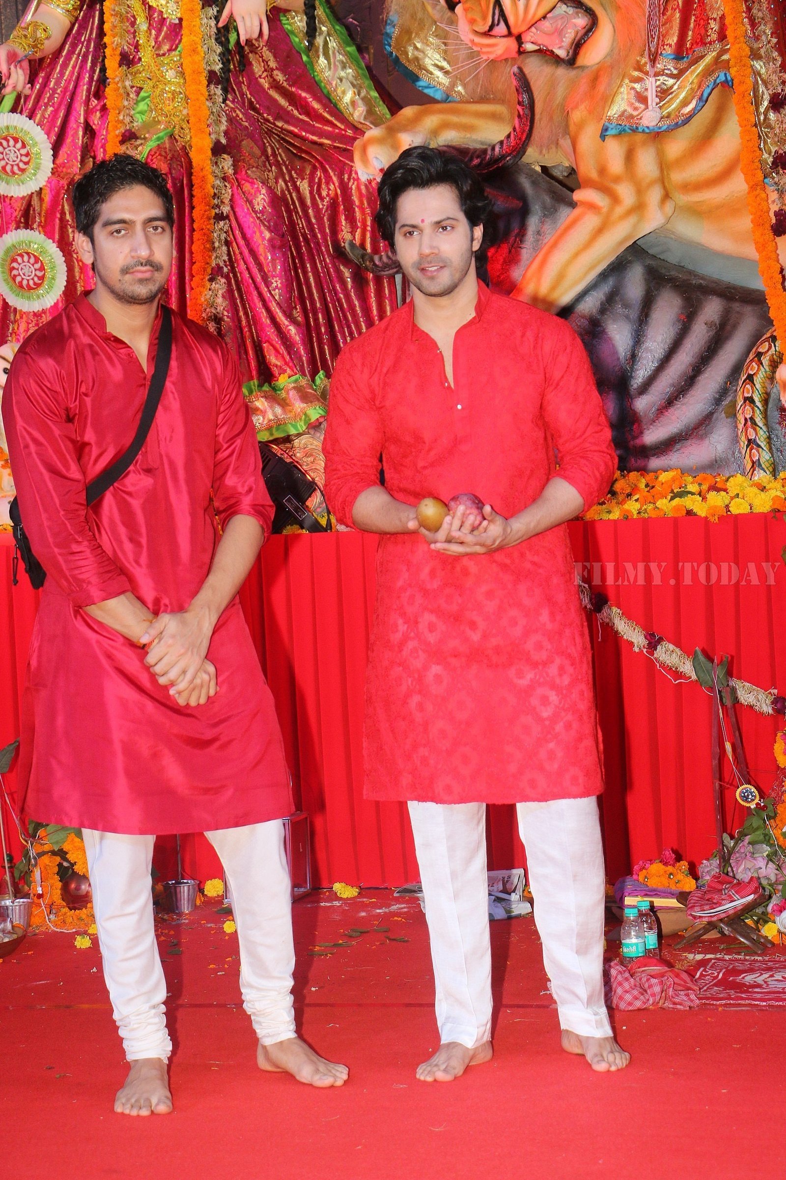 Varun Dhawan - Photos: Celebs At The North Bombay Sarbojanin Durga Puja | Picture 1607552