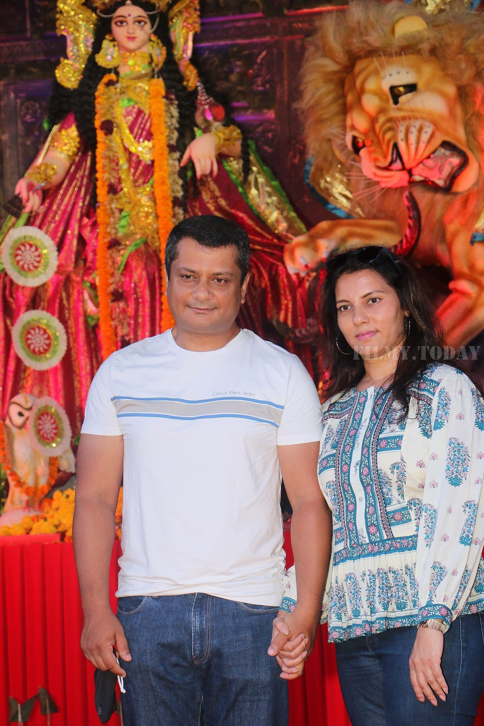 Photos: Celebs At The North Bombay Sarbojanin Durga Puja | Picture 1607569
