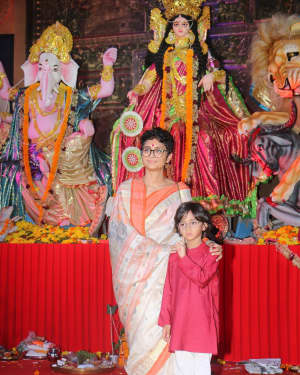 Photos: Celebs At The North Bombay Sarbojanin Durga Puja