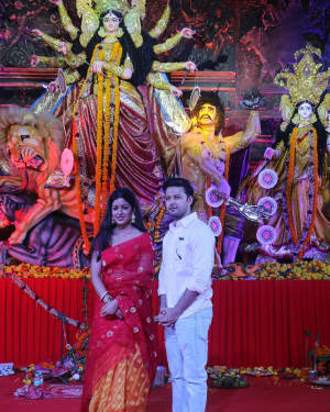 Photos: Celebs At The North Bombay Sarbojanin Durga Puja | Picture 1607557