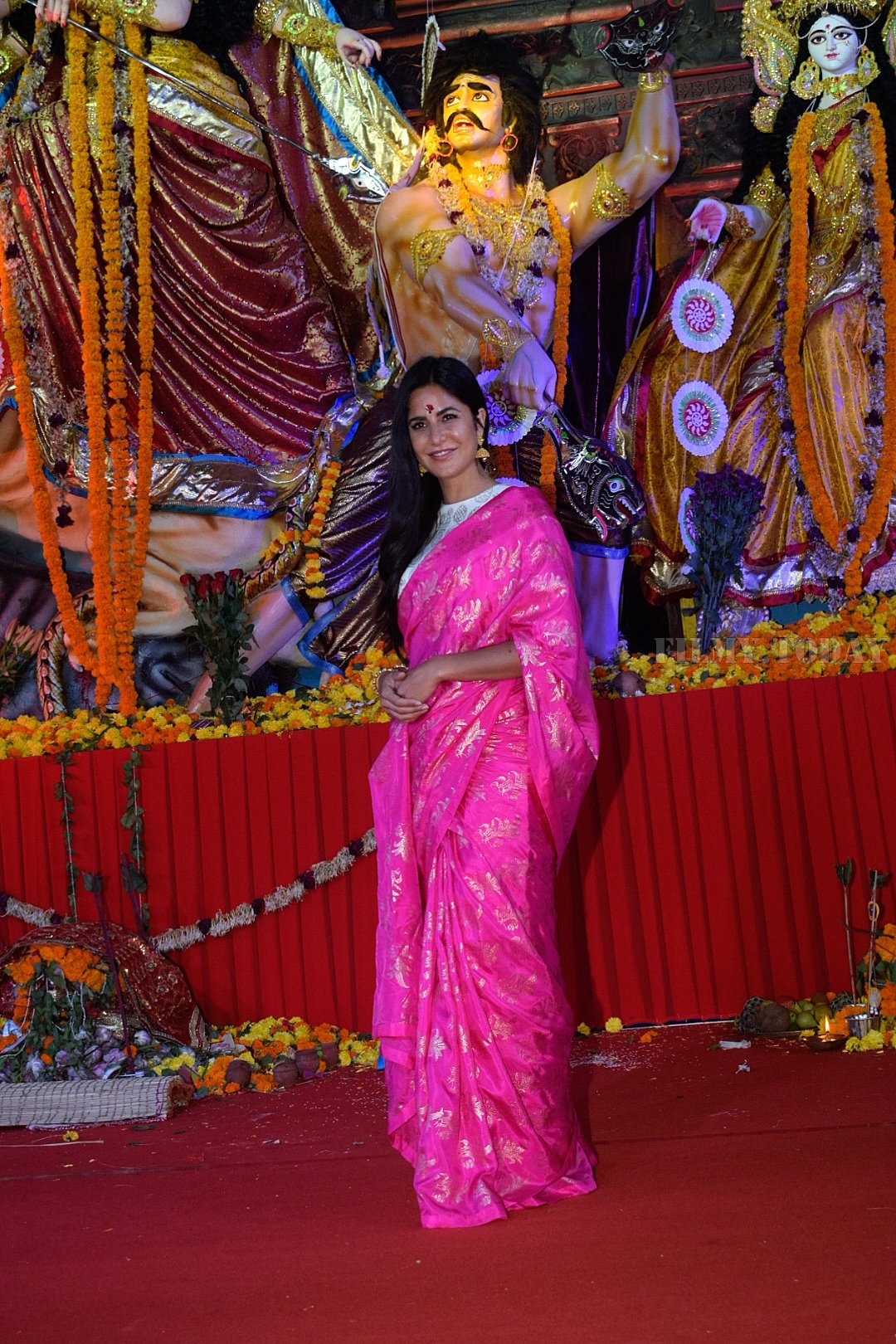 Katrina Kaif - Photos: Celebs At The North Bombay Sarbojanin Durga Puja | Picture 1607602