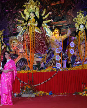Katrina Kaif - Photos: Celebs At The North Bombay Sarbojanin Durga Puja