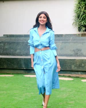 Photos: Shilpa Shetty Interacts Media for her web series Hear Me Love Me | Picture 1601106