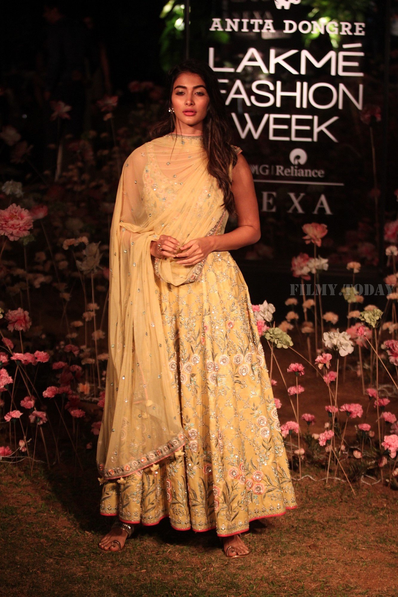 Pooja Hegde - Anita Dongre Fashion Show - Lakme Fashion Week 2019 Day 2 | Picture 1623598