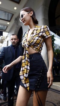 Bella Hadid out and about in Paris