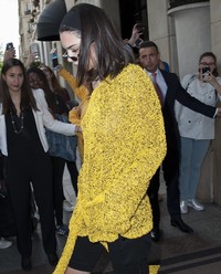 Kendall Jenner - Celebrities leaving Four Seasons Hotel George V in Paris