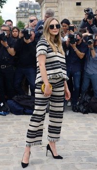 Elizabeth Olsen - Christian Dior Fall Winter 2017 Show in Paris Fashion Week