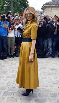 Celine Dion - Christian Dior Fall Winter 2017 Show in Paris Fashion Week