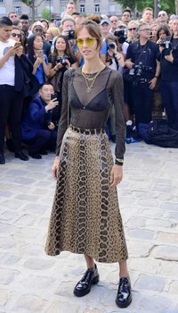 Aymeline Valade - Christian Dior Fall Winter 2017 Show in Paris Fashion Week