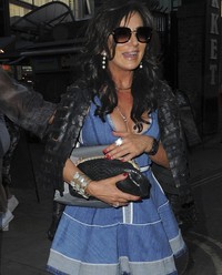 Nancy Dell Olio - Celebrities see out and about in Camden