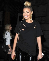 Chloe Sims seen leaving Maddox Club