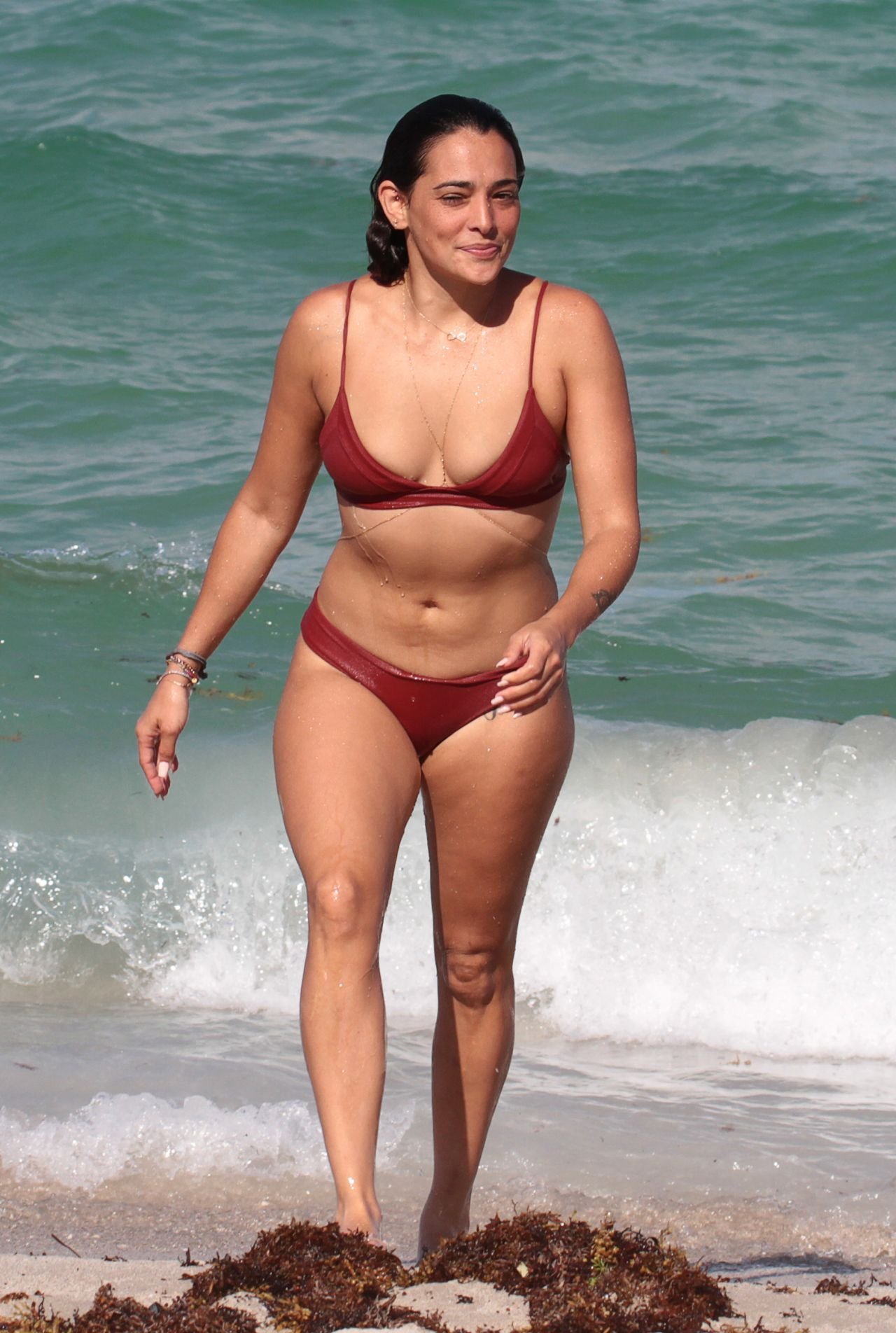 Natalie Martinez in Bikini on the Beach in Miami | Picture 1516492