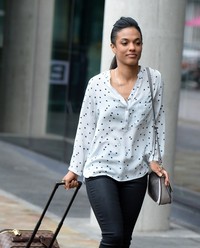 Freema Agyeman - Celebrities Spotted at Media City UK