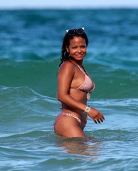 Christina Milian in Bikini at the Beach in Miami | Picture 1517547