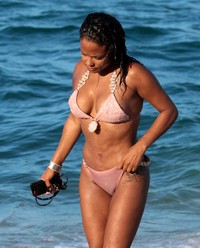 Christina Milian in Bikini at the Beach in Miami | Picture 1517551