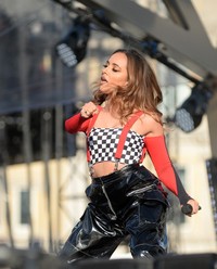 Jade Thirlwall - Little Mix perform at the Formula one Festival in Trafalgar Square