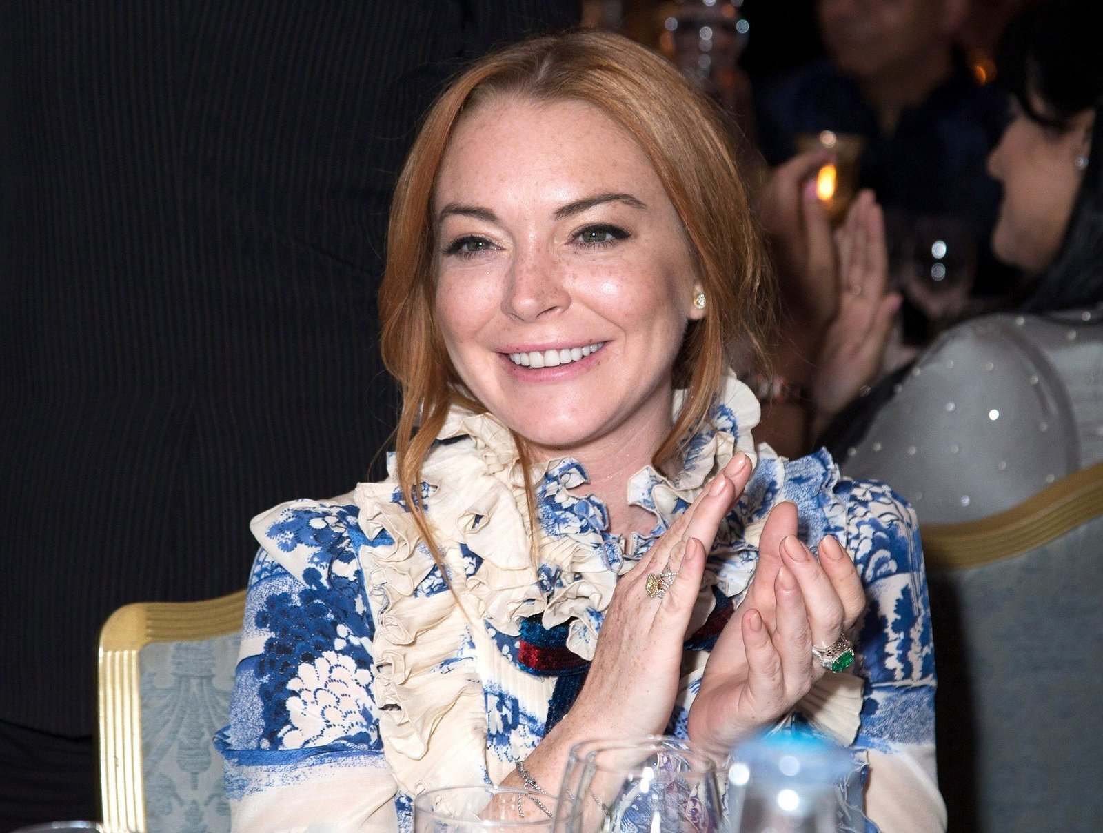 Lindsay Lohan - Iftar hosted by One Family at Savoy Hotel | Picture 1506648