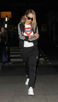 Rita Ora arriving at Heathrow Airport on a flight from Cannes | Picture 1510521