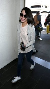 Miranda Cosgrove departs from LAX Airport