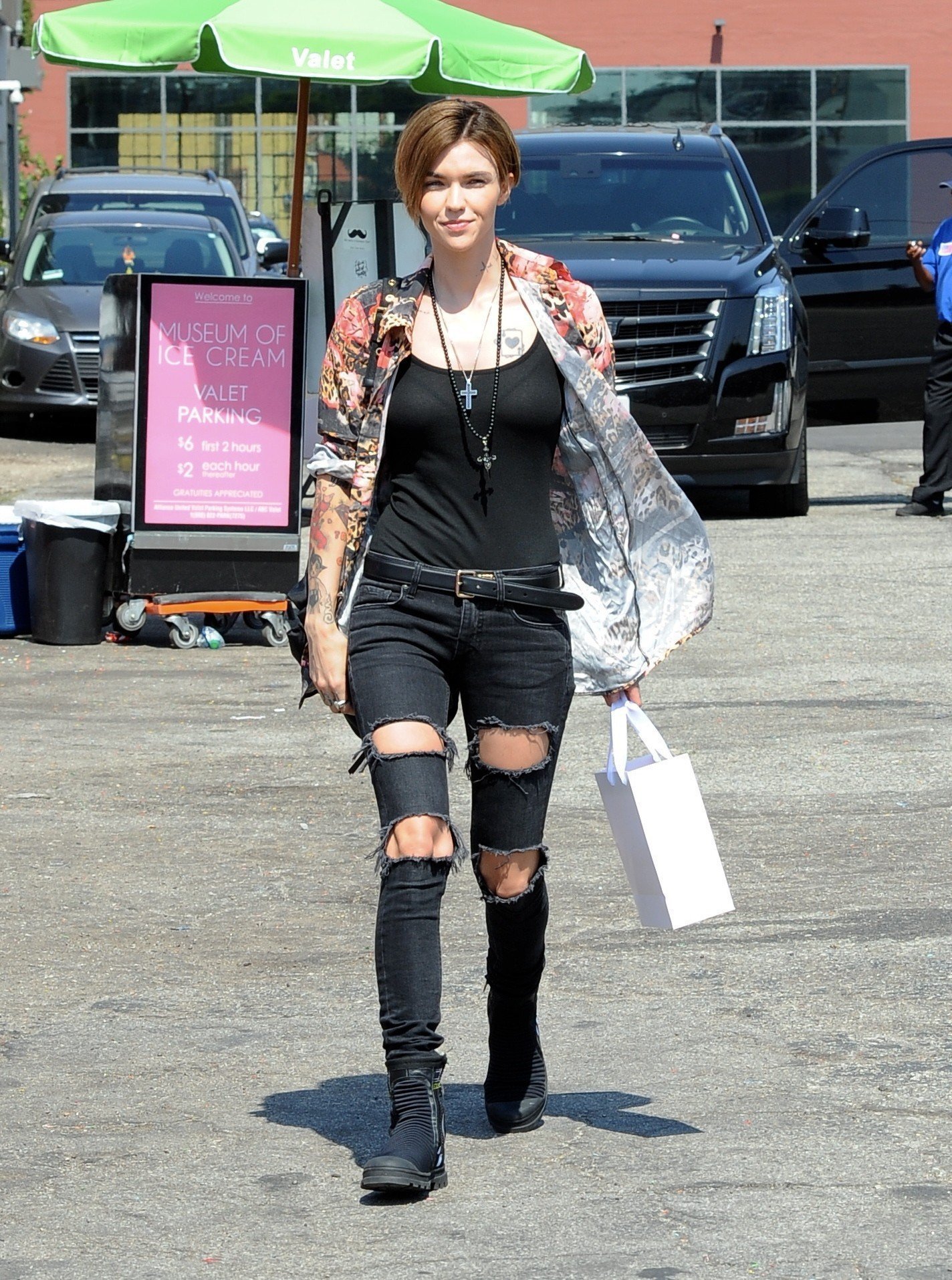 Ruby Rose arriving at the Ice Cream Museum | Picture 1511143