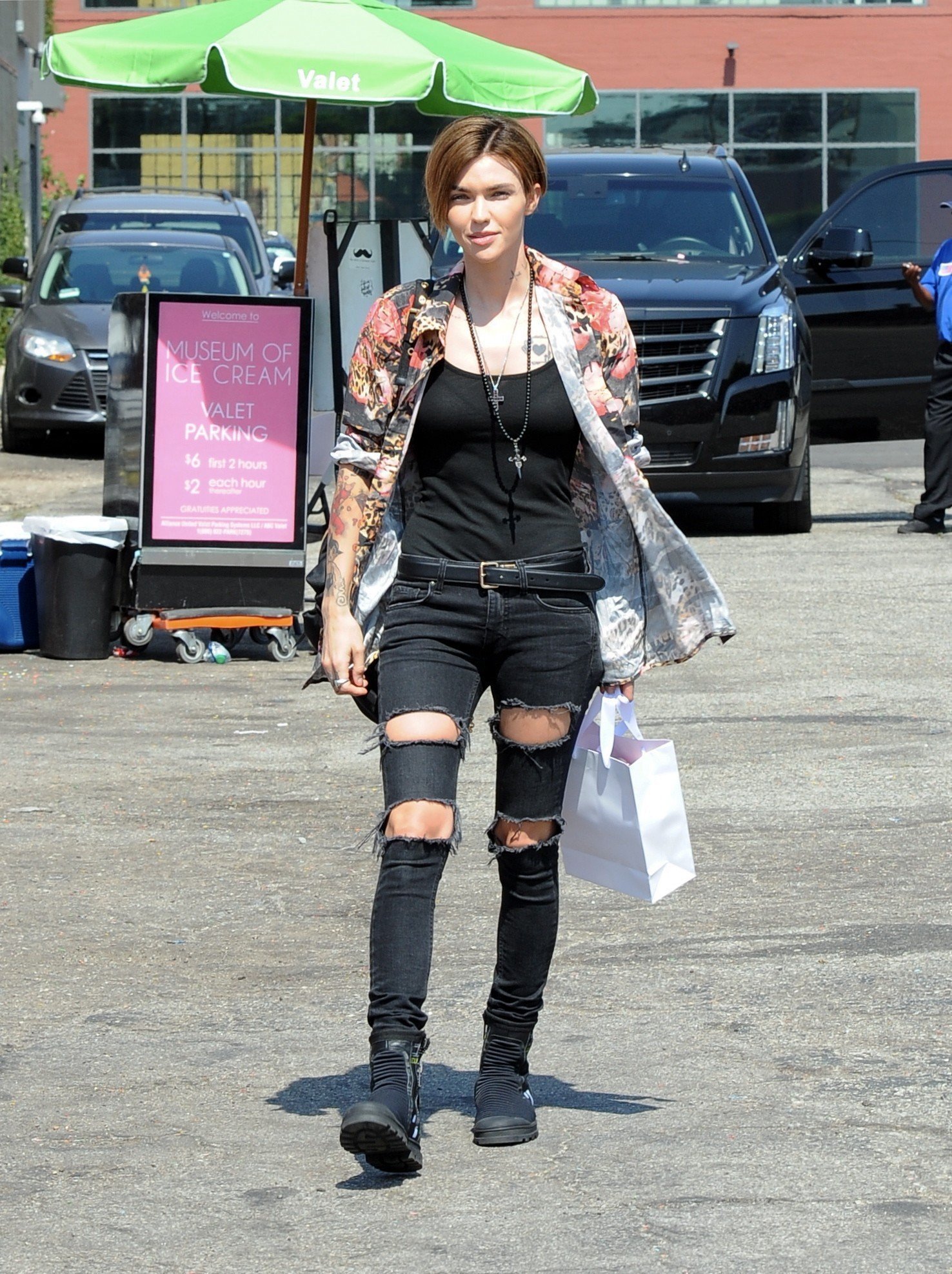 Ruby Rose arriving at the Ice Cream Museum | Picture 1511149