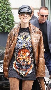 Celine Dion leaves the Royal Monceau Hotel | Picture 1512471