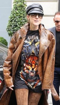 Celine Dion leaves the Royal Monceau Hotel | Picture 1512473