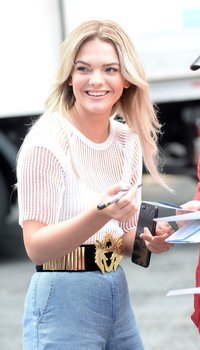 Louisa Johnson arrives at Global House | Picture 1501026