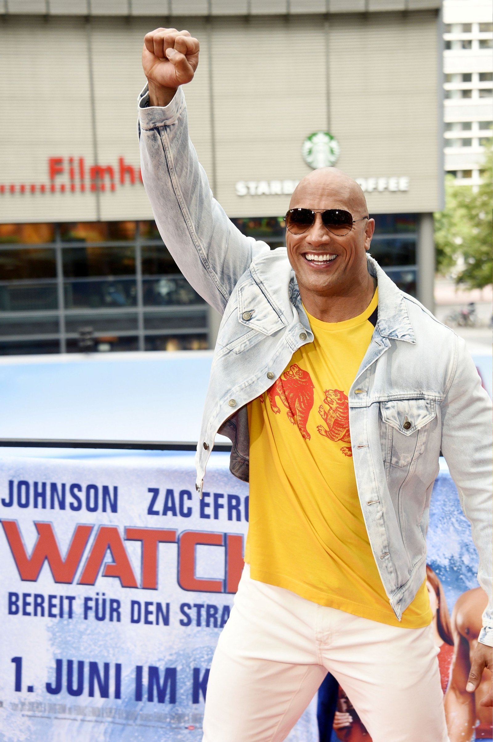 Dwayne Johnson - European Premiere of ' Baywatch ' at Sony Center | Picture 1501060