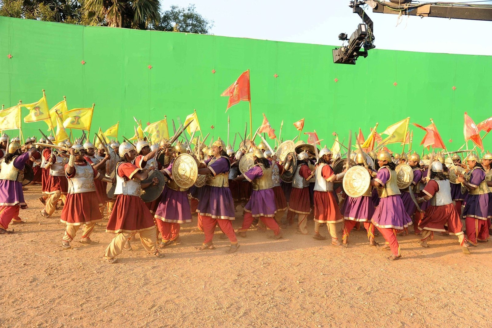 Kurukshetra Kannada Film Shooting at Ramoji Rao Film City Hyderabad Photos | Picture 1556522