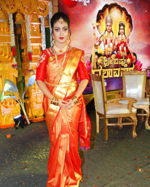 Nisha (Kannada Actress) - Zee Tv's Shree Vishnu Dashavatara Press Meet Photos | Picture 1603804
