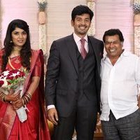 Actor Ashwin Kakumanu - Sonali Wedding Reception Photos
