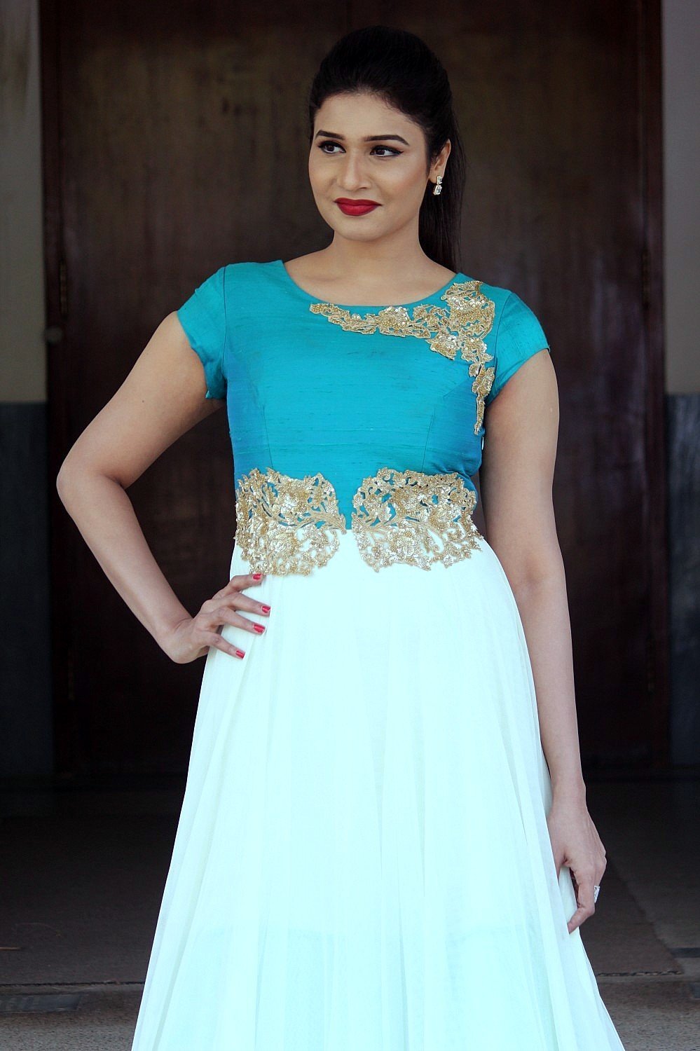 Actress Anjena Kirti at Yaagan Movie Audio Launch Photos | Picture 1490222