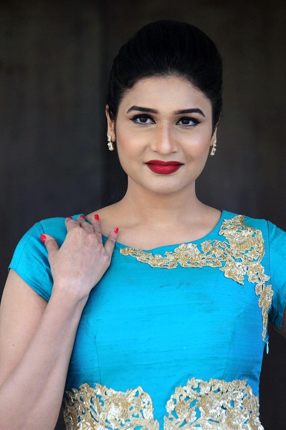 Actress Anjena Kirti at Yaagan Movie Audio Launch Photos | Picture 1490228