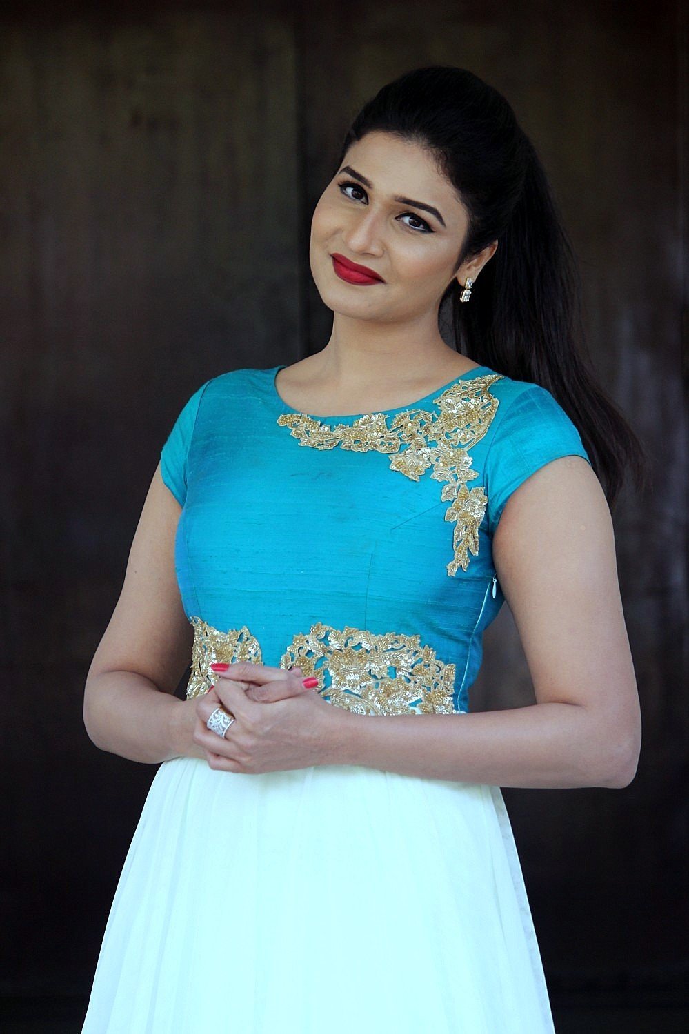 Actress Anjena Kirti at Yaagan Movie Audio Launch Photos | Picture 1490225