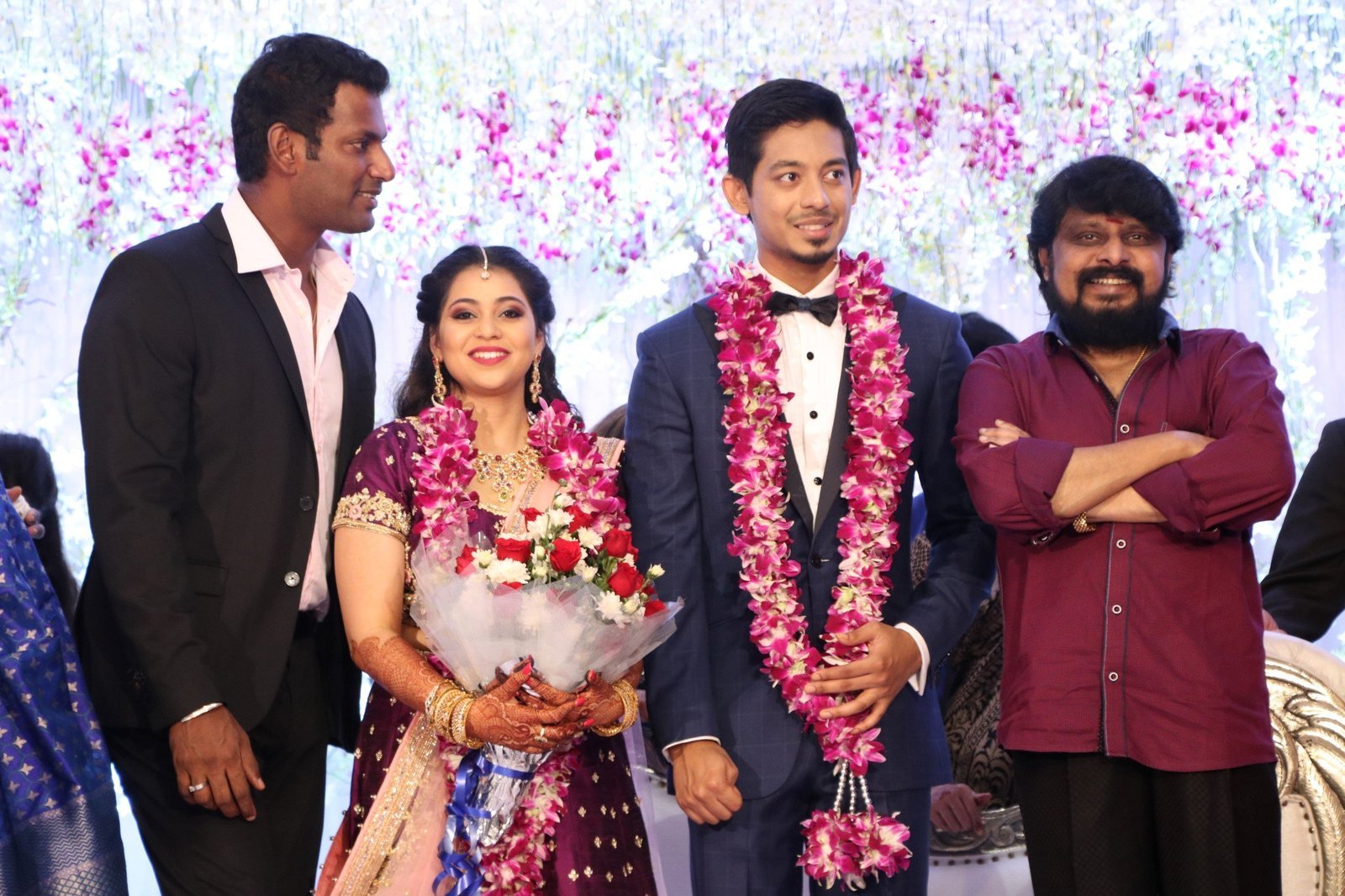 Actor Vishal's Sister Aishwarya Wedding Reception Photos | Picture 1524174