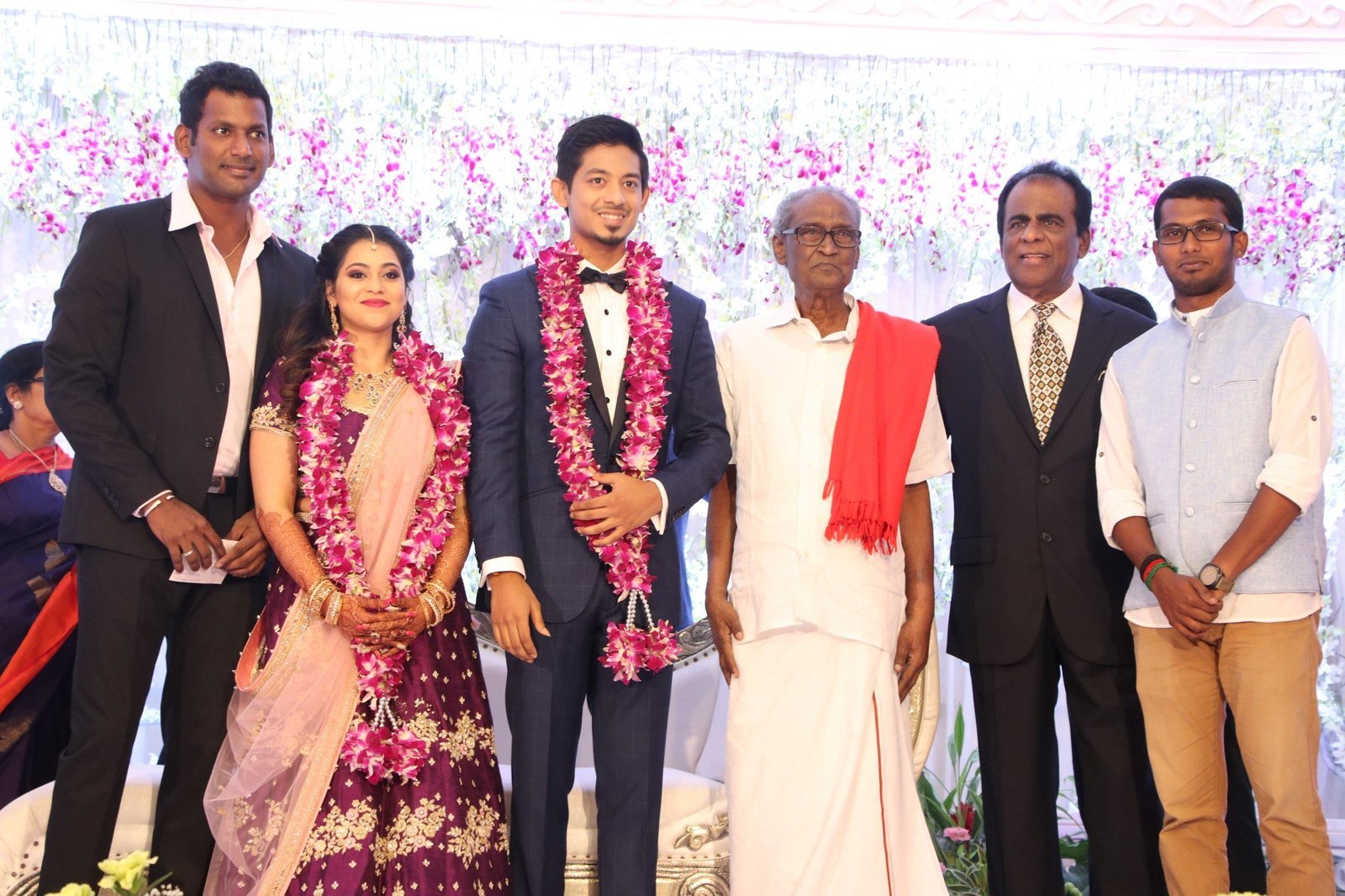 Actor Vishal's Sister Aishwarya Wedding Reception Photos | Picture 1524149