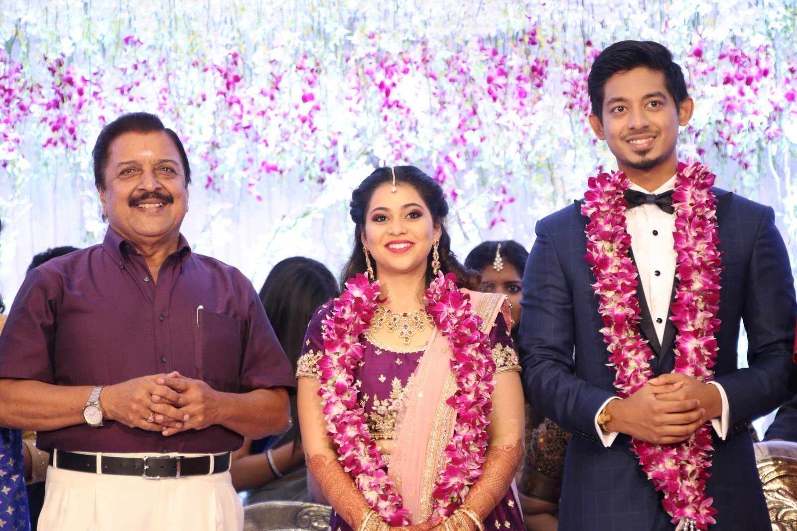 Actor Vishal's Sister Aishwarya Wedding Reception Photos | Picture 1524167