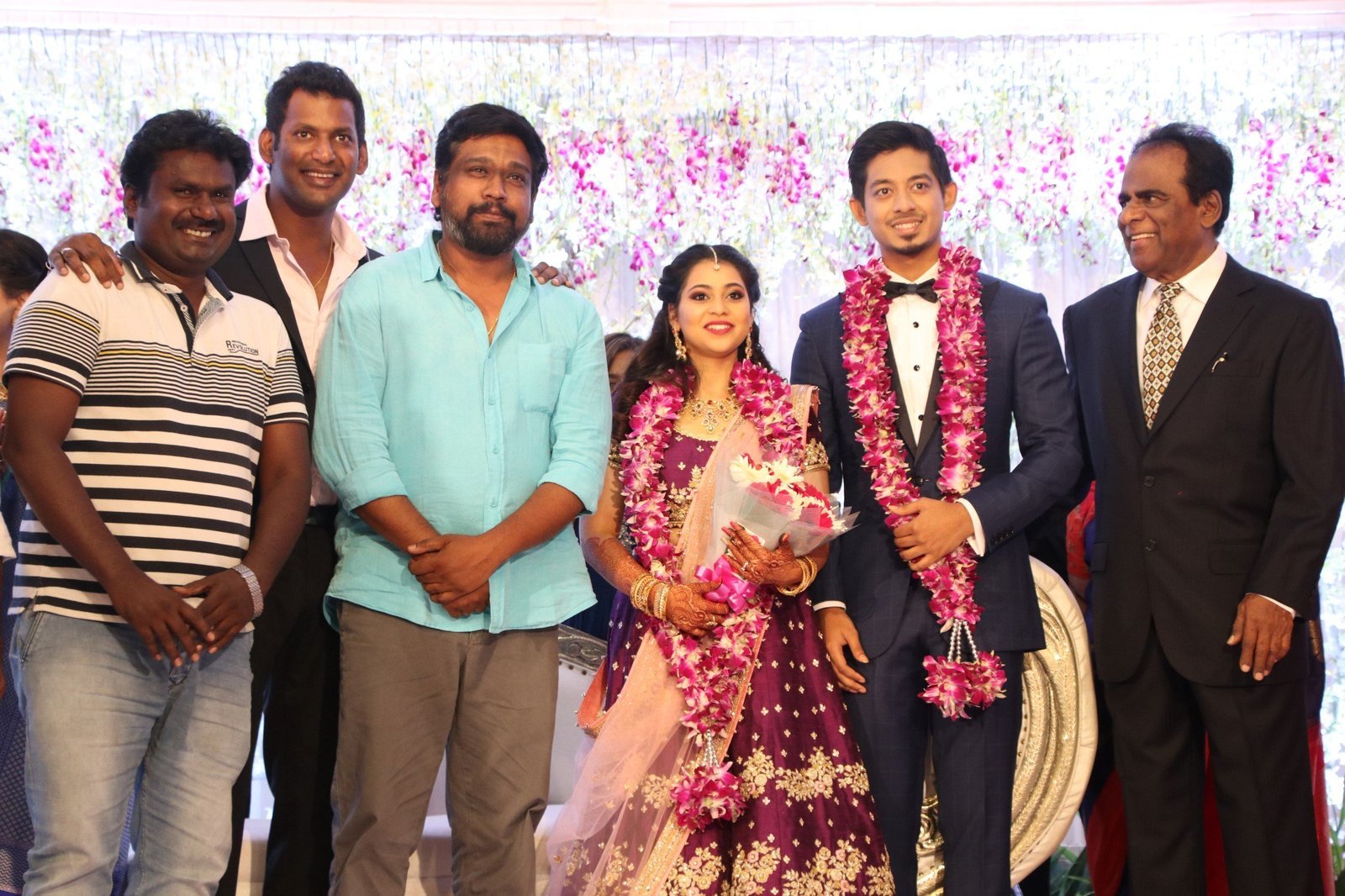 Actor Vishal's Sister Aishwarya Wedding Reception Photos | Picture 1524159