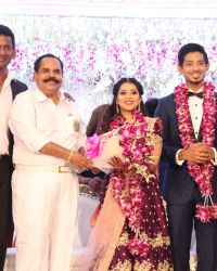 Actor Vishal's Sister Aishwarya Wedding Reception Photos | Picture 1524152