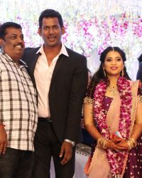 Actor Vishal's Sister Aishwarya Wedding Reception Photos | Picture 1524156
