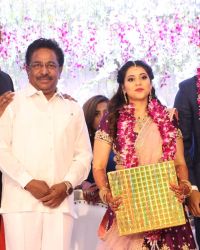Actor Vishal's Sister Aishwarya Wedding Reception Photos | Picture 1524151