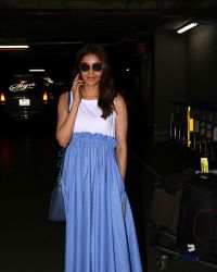 In Pics: Kajal Aggarwal Spotted At Airport