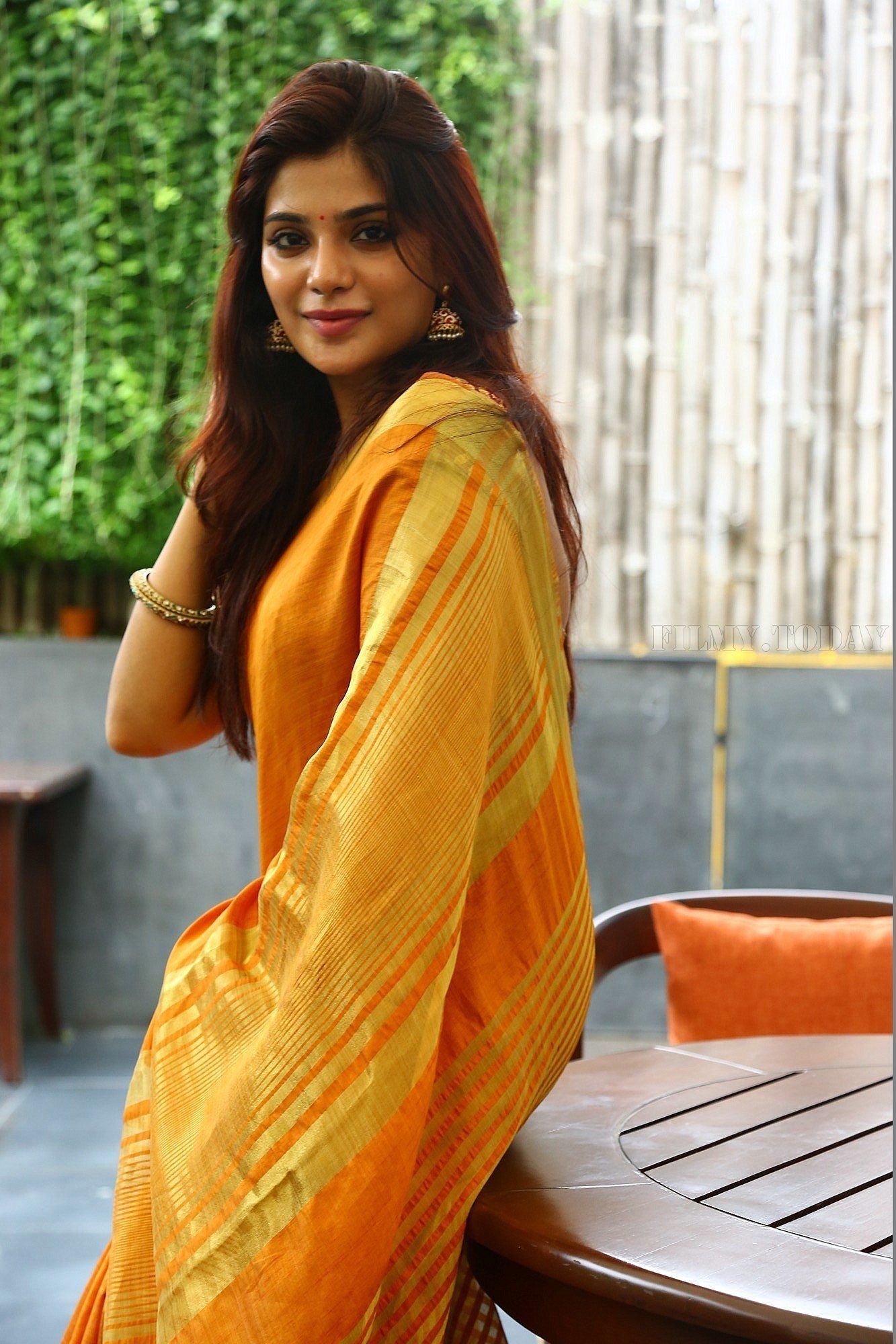 Actress Aathmika in Saree Latest Photos | Picture 1549095