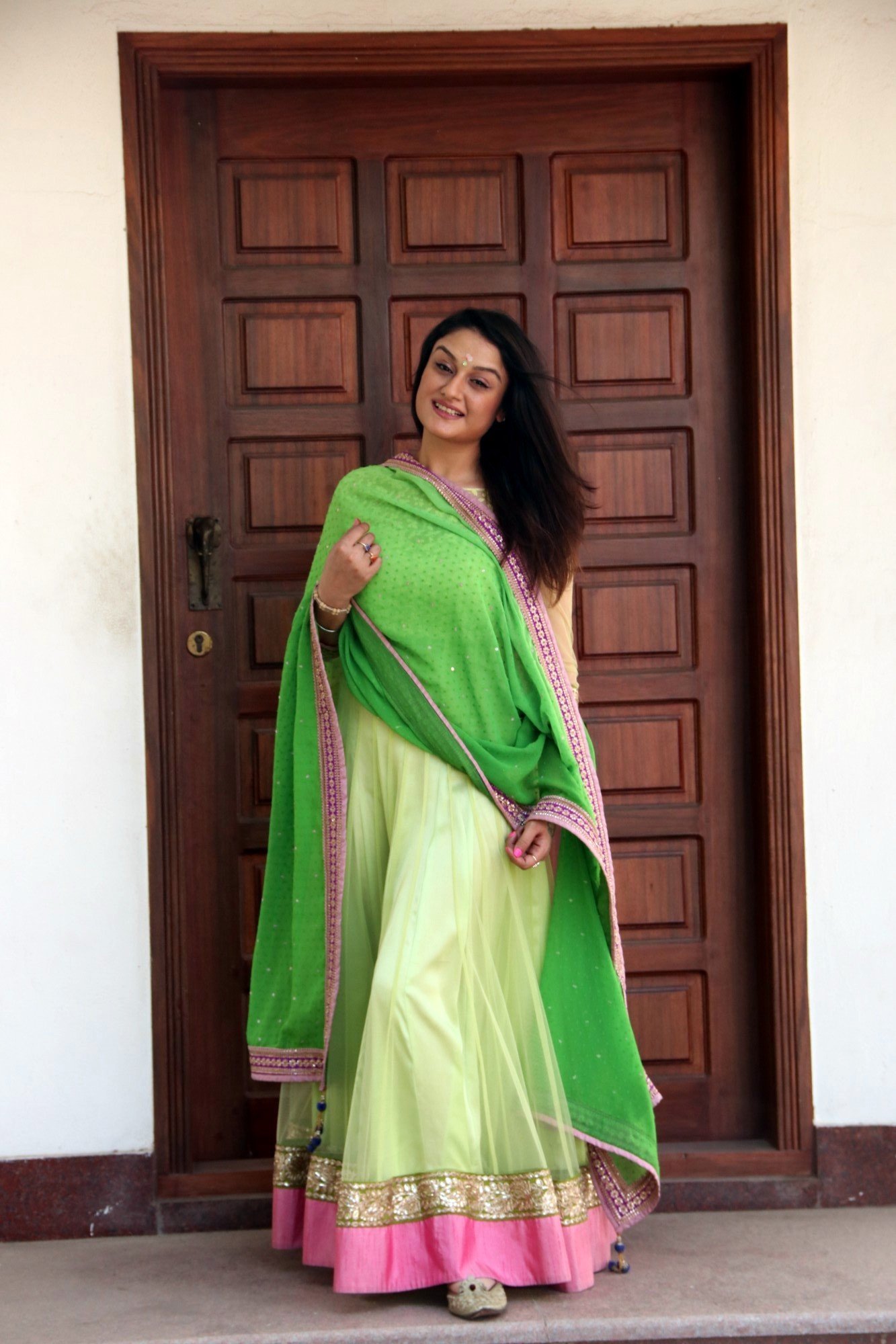 Sonia Agarwal Stills During Agalya Movie Pooja | Picture 1474562