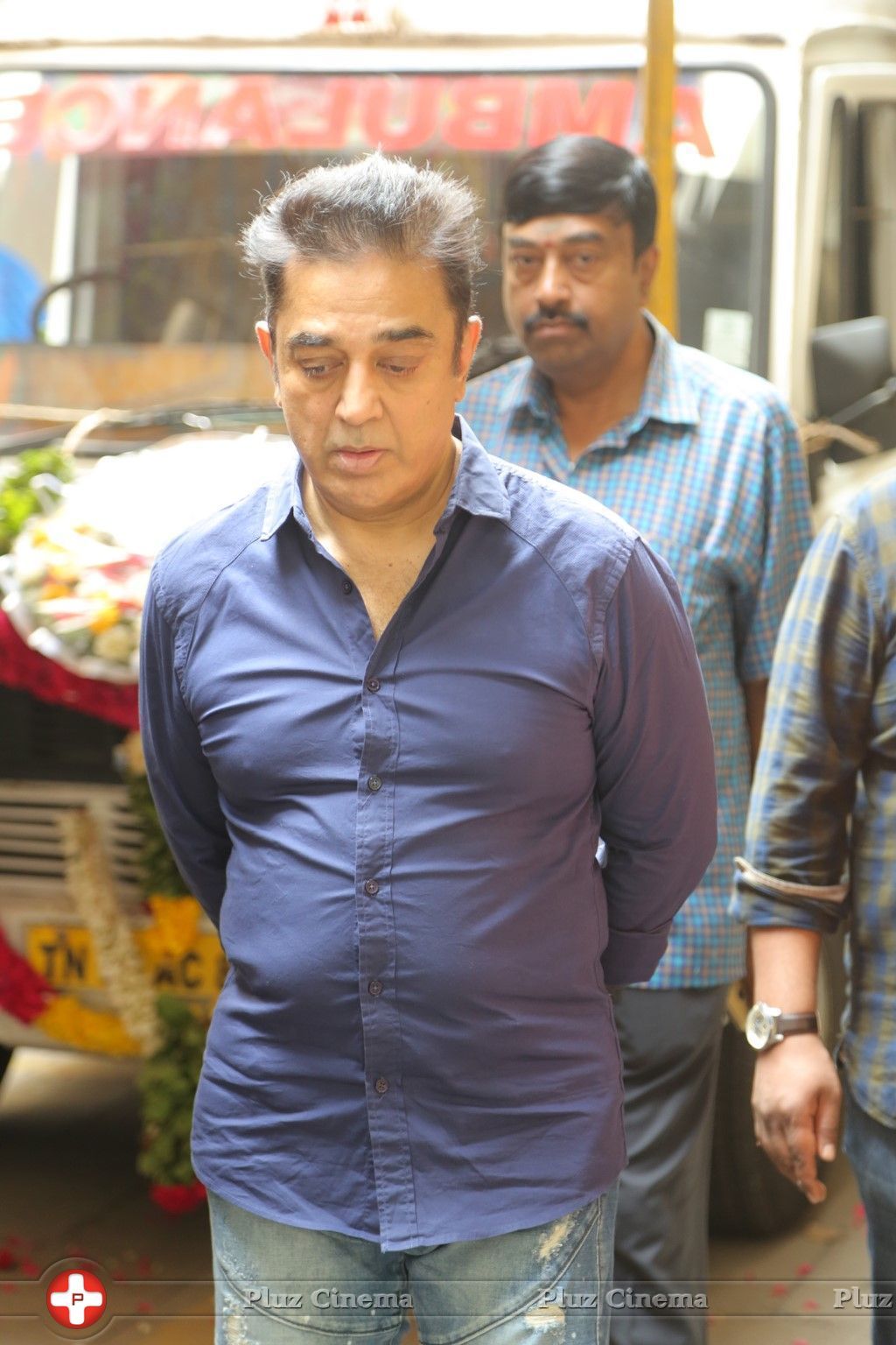Kamal Haasan - Celebs Paying Last Respects to Actor Chandra Haasan wife Githamani Photos | Picture 1457684