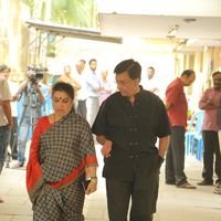 Celebs Paying Last Respects to Actor Chandra Haasan wife Githamani Photos | Picture 1457674