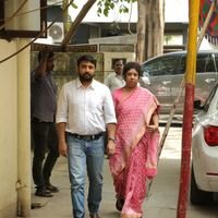 Celebs Paying Last Respects to Actor Chandra Haasan wife Githamani Photos