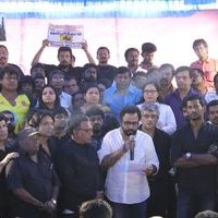 Nadigar Sangam Silent Protest For Jallikattu Stills